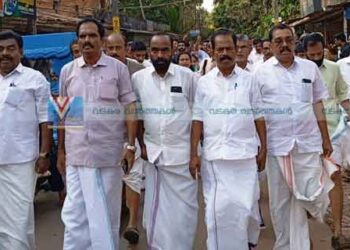 തോടന്നൂര്‍ ബോംബേറ്: രോഷമുയര്‍ത്തി യുഡിഎഫ് പ്രകടനം