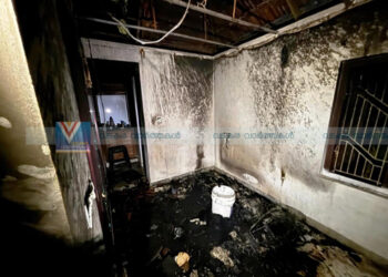 ചെമ്മരത്തൂരില്‍ വീട് കത്തിനശിച്ചു; ലക്ഷങ്ങളുടെ നഷ്ടം
