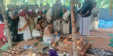 ചടങ്ങുകള്‍ ഭക്തിനിര്‍ഭരം; പ്രതിഷ്ഠാ മഹോത്സവം സമാപിച്ചു