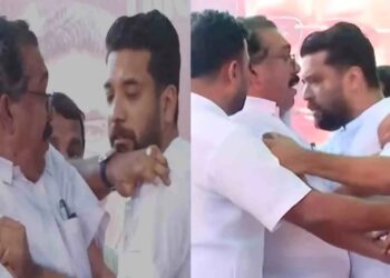 ഷാഫി കഴുത്തില്‍ പിടിക്കുന്നത് എഡിറ്റഡ് വിഡിയോയെന്ന് ഡിസിസി സെക്രട്ടറി