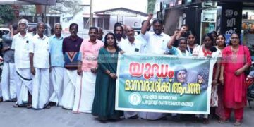 ആര്‍ജെഡിയുടെ യുദ്ധവിരുദ്ധ റാലി ജനരോഷമായി