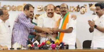 കോണ്‍ഗ്രസ് ‘കൈ’ കൊടുത്തില്ല; നാട്ടിക എംഎല്‍എ സി.സി.മുകുന്ദന്‍ ബിജെപിയില്‍