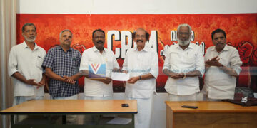 കെ.പി.കുഞ്ഞമ്മദ് കുട്ടിക്ക് കെട്ടി വെക്കാന്‍ തുക കര്‍ഷക സംഘം വക