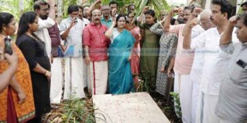 രക്തസാക്ഷി സ്മരണയില്‍ അഡ്വ.പി.വസന്തത്തിന്റെ പര്യടനം