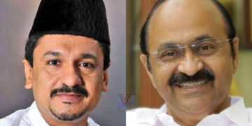 ഉ​പ​മു​ഖ്യ​മ​ന്ത്രി​സ്ഥാ​നം ചോ​ദി​ക്കി​ല്ല; വി.​ഡി.​സ​തീ​ശ​നെ പി​ന്തു​ണ​ച്ച് സാ​ദി​ഖ​ലി ത​ങ്ങ​ൾ