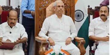 ജി. സുധാകരൻ പ്രോട്ടേം സ്പീക്കറായി സത്യപ്രതിജ്ഞ ചെയ്തു