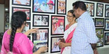ടി.കെ. ഗോ​വി​ന്ദ​ൻ കോടിയേരിയു​ടെ വീ​ട്ടി​ൽ; അദ്ദേഹം വര്‍ഗവഞ്ചകനല്ലെന്ന് വിനോദിനി ബാലകൃഷ്ണന്‍