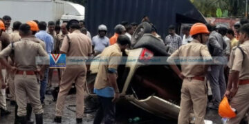 മൂരാട് വാഹനാപകടം; കാറിടിച്ച് മധ്യവയസ്‌ക മരിച്ചു