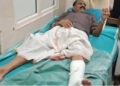 തിരുവനന്തപുരം കോർപ്പറേഷനിൽ സംഘർഷം; മേയർക്ക് കാലിന് പരിക്ക്
