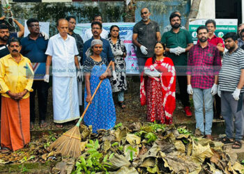നാട് കൈകോര്‍ത്തു; അഴിയൂര്‍ ചുങ്കം ടൗണ്‍ ക്ലീന്‍