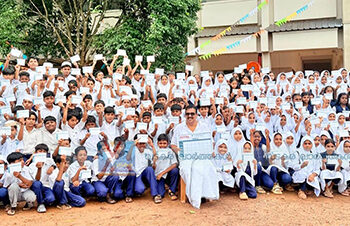 ലഹരി വിരുദ്ധ ക്യാമ്പയിനിന് റഹ്മാനിയ ഹയര്‍ സെക്കന്ററി സ്‌കൂളിന്റെ ഐക്യദാര്‍ഢ്യം