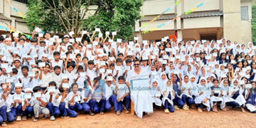 ലഹരി വിരുദ്ധ ക്യാമ്പയിനിന് റഹ്മാനിയ ഹയര് സെക്കന്ററി സ്കൂളിന്റെ ഐക്യദാര്ഢ്യം
