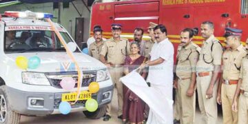 രക്ഷാപ്രവര്‍ത്തനം സുഗമമാവും; പുതിയ വാഹനം ഫ്‌ലാഗ് ഓഫ് ചെയ്തു