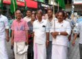 അഭിവാദ്യമര്‍പ്പിച്ച് പ്രകടനം നടത്തി