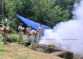 കേസ് കഴിഞ്ഞു; ലഹരി വസ്തുക്കള്‍ പോലീസ് കൂട്ടിയിട്ട് കത്തിച്ചു