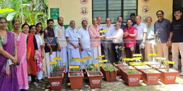 ആയുര്വേദ ആശുപത്രിയില് ഒയിസ്ക വക ഹെര്ബല് ഗാര്ഡന് പ്രൊജക്ട്