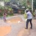 ചോറോട് കക്കൂസ് മാലിന്യം തള്ളിയ നിലയില്‍