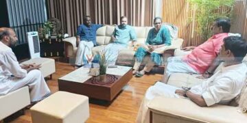 കെ. പ്രവീണ് കുമാര് എംഎല്എ പി.ടി.ഉഷ എംപിയെ സന്ദര്ശിച്ചു