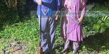 ജനങ്ങള്‍ക്ക് ഭീഷണിയായ കാട്ടു പന്നിയെ വെടിവെച്ചു കൊന്നു