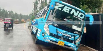 കൊയിലാണ്ടിയില്‍ ബസ് മോഷണം; ചെളിയില്‍ താഴ്ന്നതോടെ  ഉപേക്ഷിച്ചു