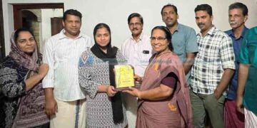 ഡോ. ഷഹാന ഷെറിന് മഹാത്മയുടെ അനുമോദനം