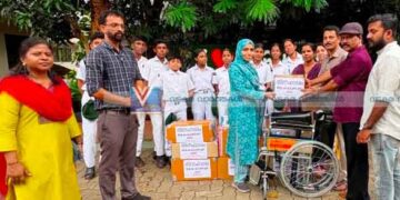എടച്ചേരി തണലിന് വടകര ബിഇഎമ്മിന്റെ കരുതല്; ഉപകരണങ്ങള് കൈമാറി