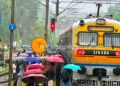 മെമുവിന്റെ ബ്രേക്ക് തകരാറിലായി; ട്രെയിന് ഗതാഗതം തടസ്സപ്പെട്ടു