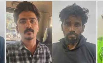 പോ​ലീ​സ് ഉ​ദ്യോ​ഗ​സ്ഥ​നെ സി​റി​ഞ്ചു​കൊ​ണ്ട് കു​ത്തി​പ്പ​രി​ക്കേ​ൽ​പ്പി​ച്ച സം​ഭ​വം: നാലു പേര്‍ പി​ടി​യി​ൽ