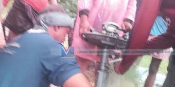 കടലില്‍ തോണി മറിഞ്ഞ് മൂന്നു പേര്‍ക്ക് പരിക്ക്