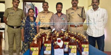 17 ലിറ്റര് മാഹി മദ്യവുമായി ഒരാള് പിടിയില്