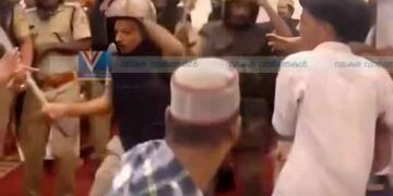 മാടാക്കര പള്ളിയില്‍ ചേരിതിരിഞ്ഞ് ഏറ്റുമുട്ടല്‍; പോലീസ് ലാത്തിവീശി
