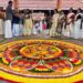 പിഷാരികാവില്‍ വര്‍ണാഭം ഉത്രാടപ്പൂക്കളം