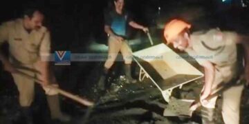 റോഡിലാകെ വനസ്പതി പരന്നൊഴുകി; ആശ്വാസം പകര്ന്ന് ഫയര്ഫോഴ്സ്