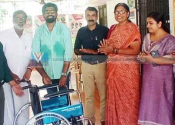 കുന്നുമ്മല്‍ സിഎച്ച്‌സിയില്‍ വീല്‍ചെയര്‍ നല്‍കി