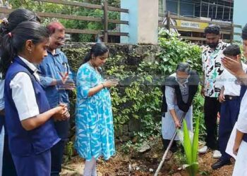 നാളികേര ദിനത്തില്‍ തെങ്ങിന്‍തൈ നട്ടു