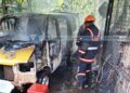 വര്‍ക്ക്‌ഷോപ്പില്‍ നിര്‍ത്തിയ കാര്‍ കത്തി നശിച്ചു