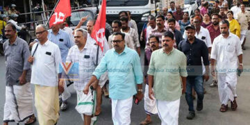 കള്ളക്കേസിനെതിരെ സിപിഎം പ്രതിഷേധം
