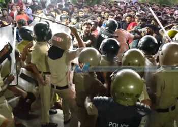 വടകര പോലീസ് സ്‌റ്റേഷനിലേക്ക് നടത്തിയ ഡിവൈഎഫ്‌ഐ മാര്‍ച്ചില്‍ സംഘര്‍ഷം; പരിക്ക്