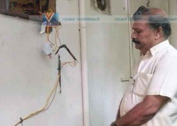 ഇടിമിന്നലില്‍ വീടുകള്‍ക്ക് നാശം; ഒരാള്‍ക്ക് പരിക്ക്