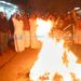 ചെമ്മരത്തൂരില് ഗ്യാനേഷ്കുമാറിന്റെ കോലം കത്തിച്ചു