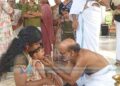 ആദ്യാക്ഷരം നുകര്ന്ന് കുരുന്നുകള്; ക്ഷേത്രങ്ങളില് വന്തിരക്ക്