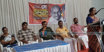 മതേതരത്വം തകര്ക്കാന് ബോധപൂര്വ ശ്രമം: പി.വസന്തം