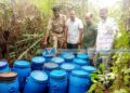 കീഴരിയൂരില്‍ എക്‌സൈസ് റെയ്ഡ്; 800 ലിറ്റര്‍ വാഷ് പിടികൂടി