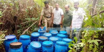 കീഴരിയൂരില്‍ എക്‌സൈസ് റെയ്ഡ്; 800 ലിറ്റര്‍ വാഷ് പിടികൂടി