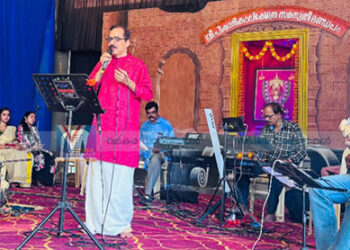 ആസ്വാദകരിൽ കുളിർമഴയായി ഭക്തിഗാനാഞ്ജലി