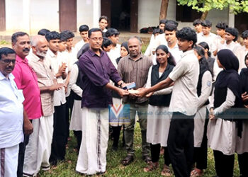സ്വയം നിര്‍മിച്ച ഉല്‍പ്പന്നങ്ങള്‍ വിറ്റ് തുക കണ്ടെത്തി; ആവണിക്കായി വേറിട്ട മാതൃക തീര്‍ത്ത് എന്‍എസ്എസ്